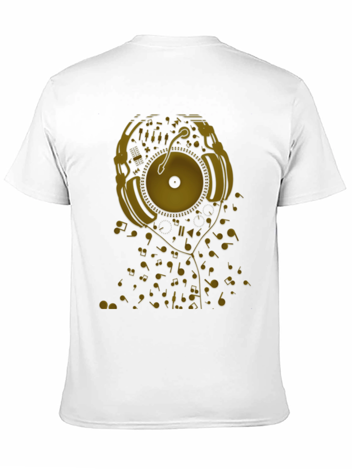 Musical Headphones Graphic T-Shirt