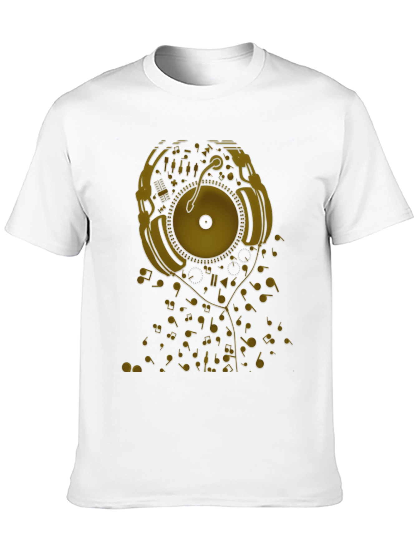 Musical Headphones Graphic T-Shirt