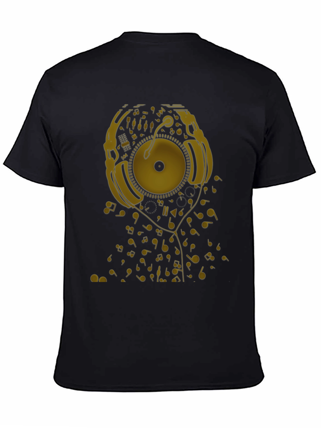 Musical Headphones Graphic T-Shirt