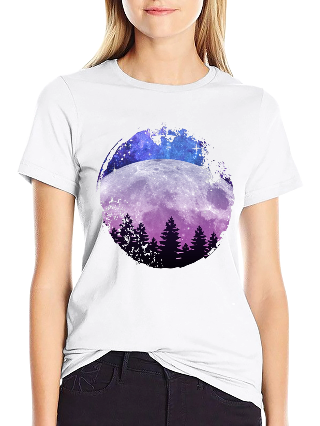Moonlit Forest Graphic T-Shirt