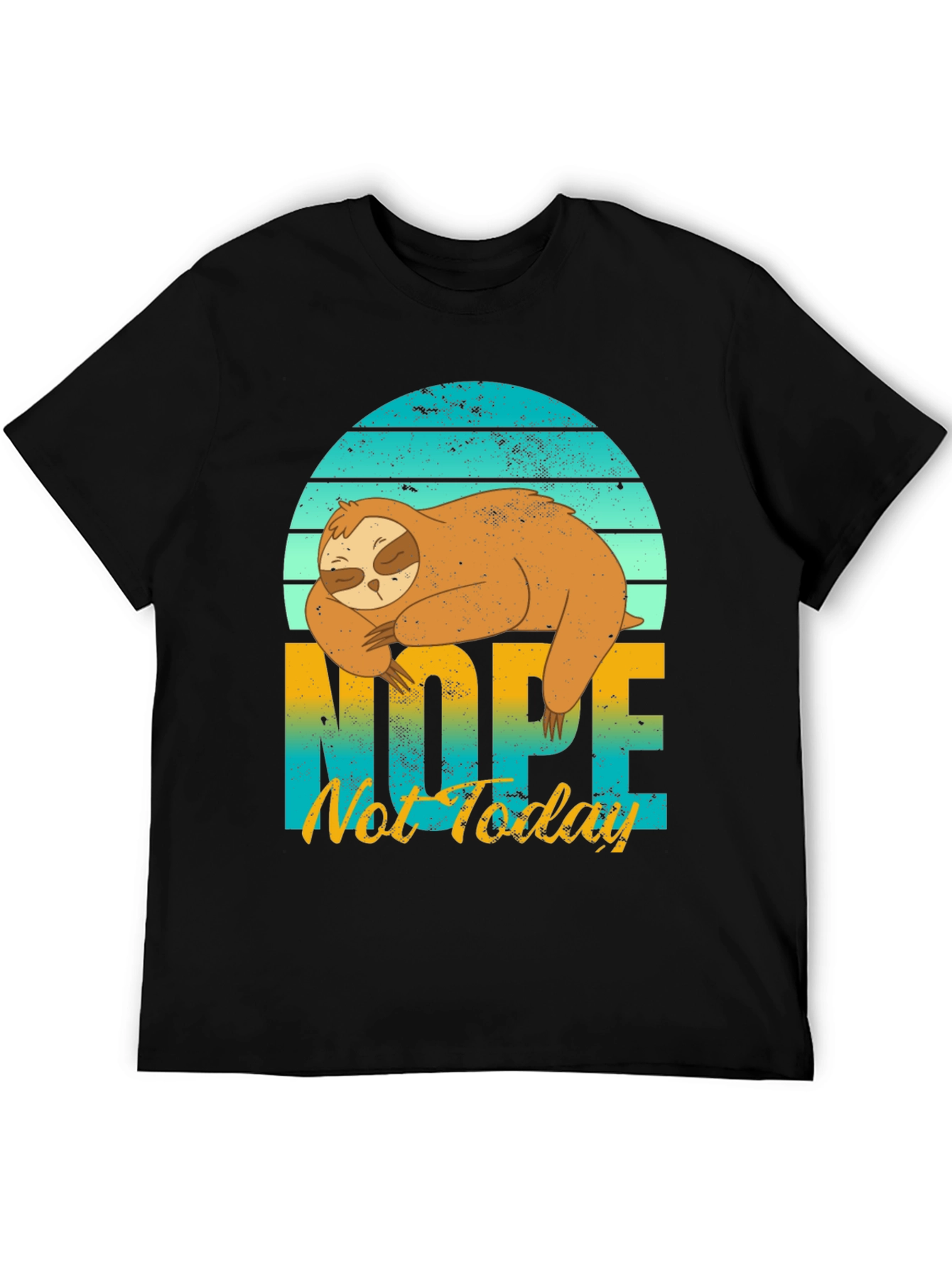 Sloth Nope Not Today Graphic Tee