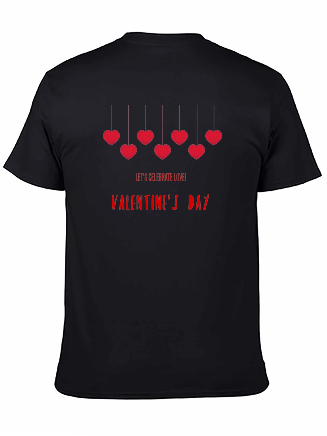 Valentines Day Love T-Shirt - Black