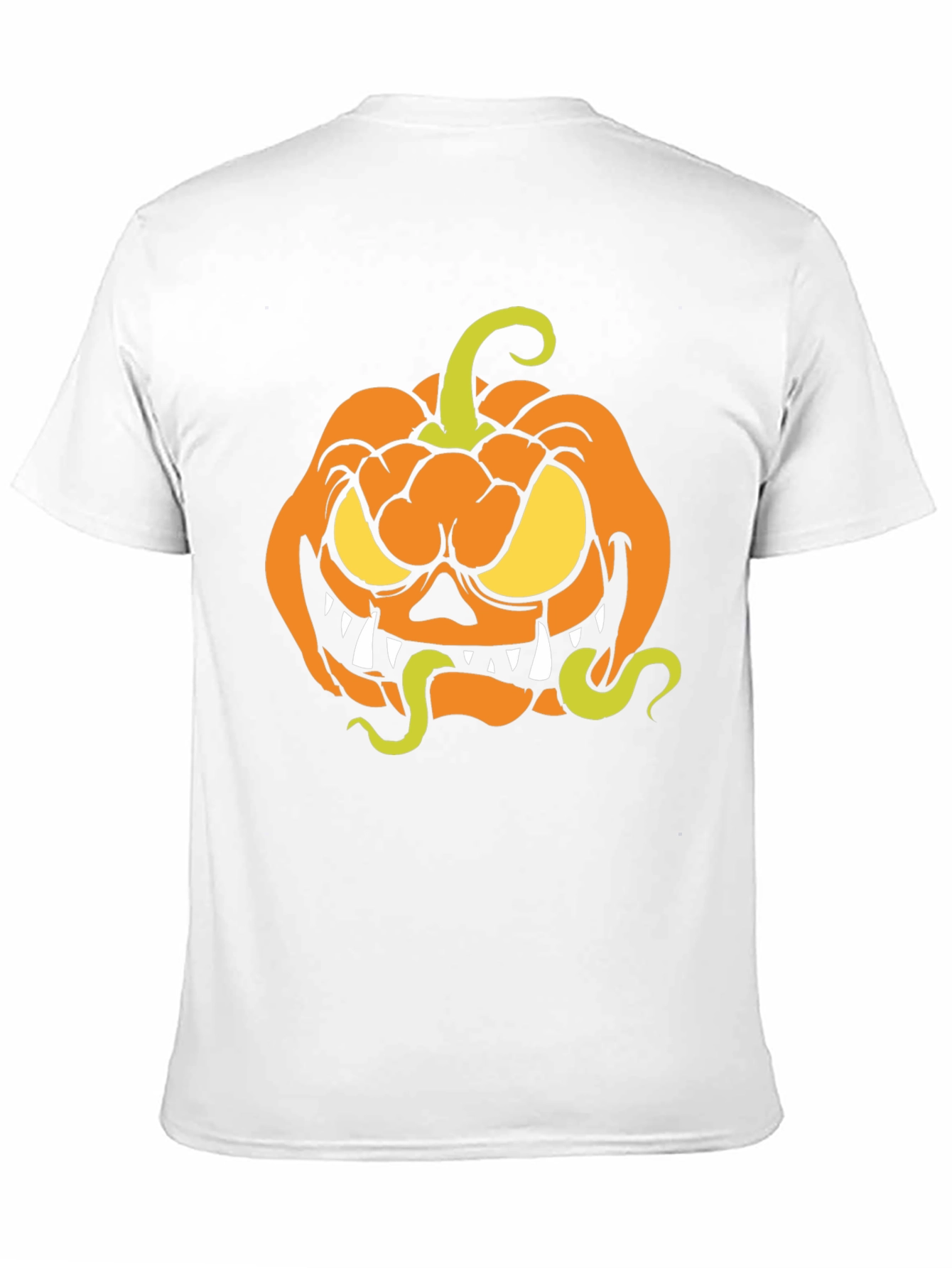 Halloween Pumpkin T-Shirt - Spooky Cartoon Design