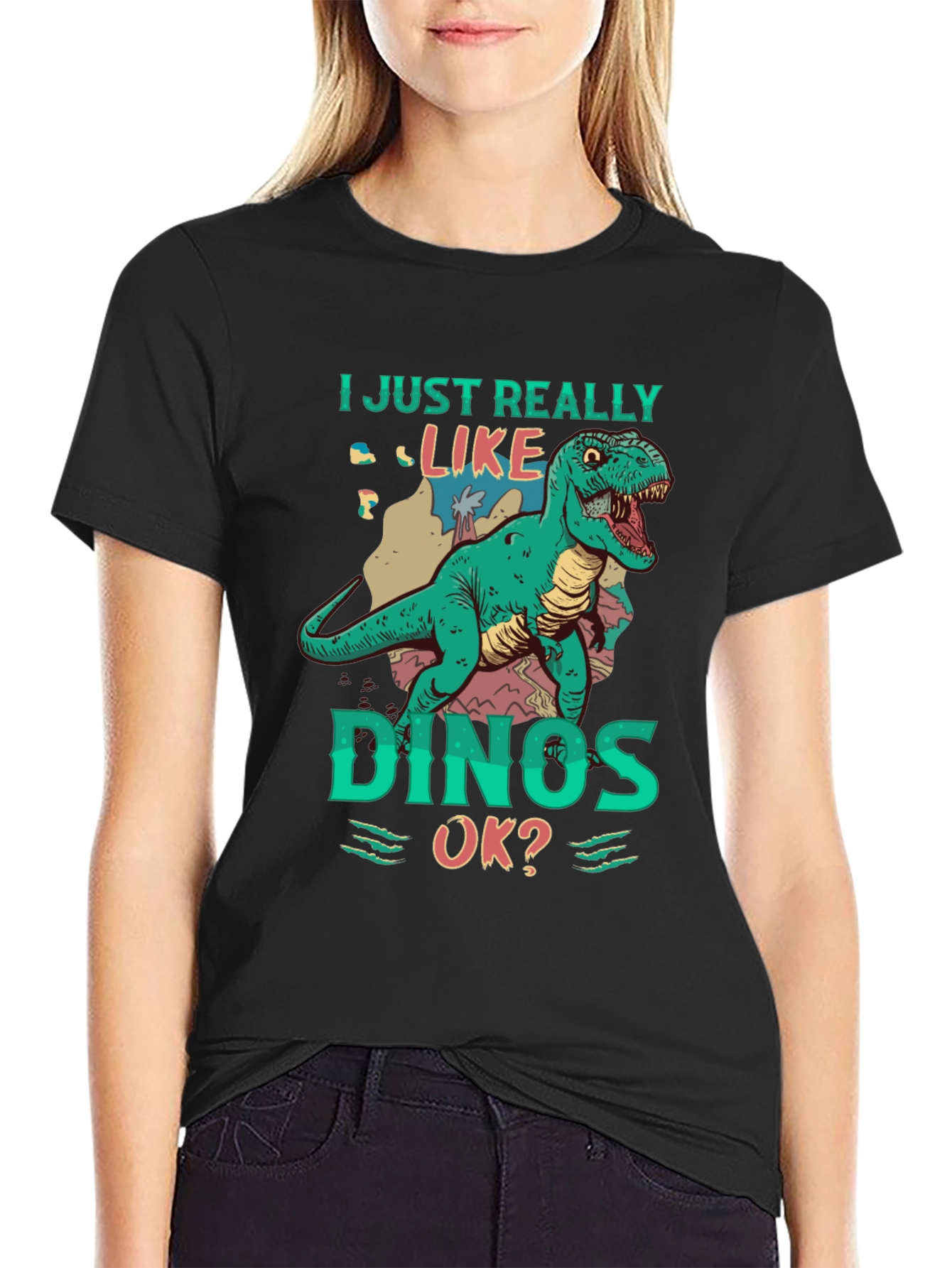 Dino Lover T-Shirt - I Just Really Like Dinos