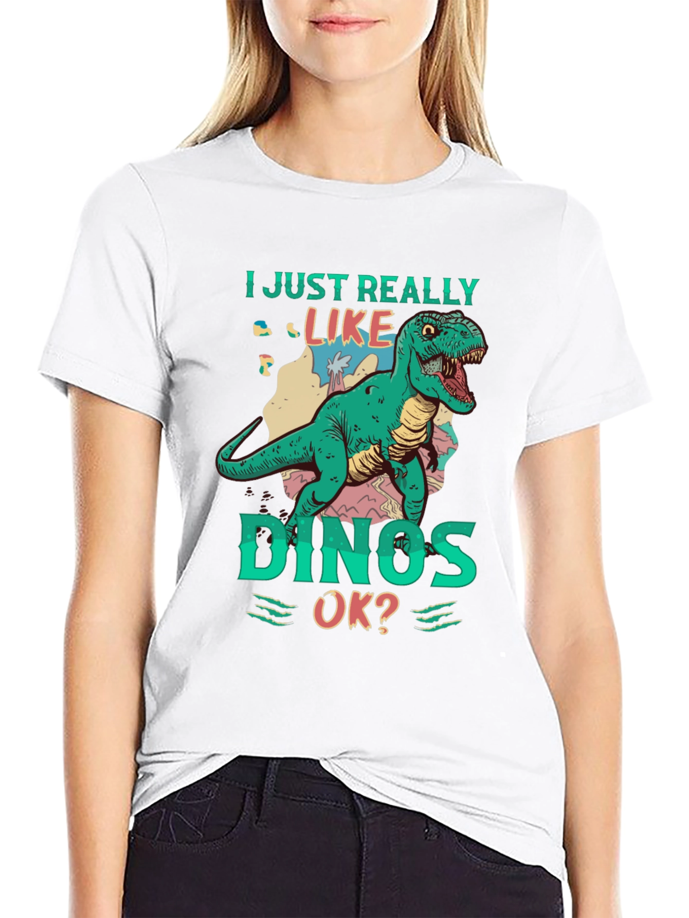 Dino Lover T-Shirt - I Just Really Like Dinos