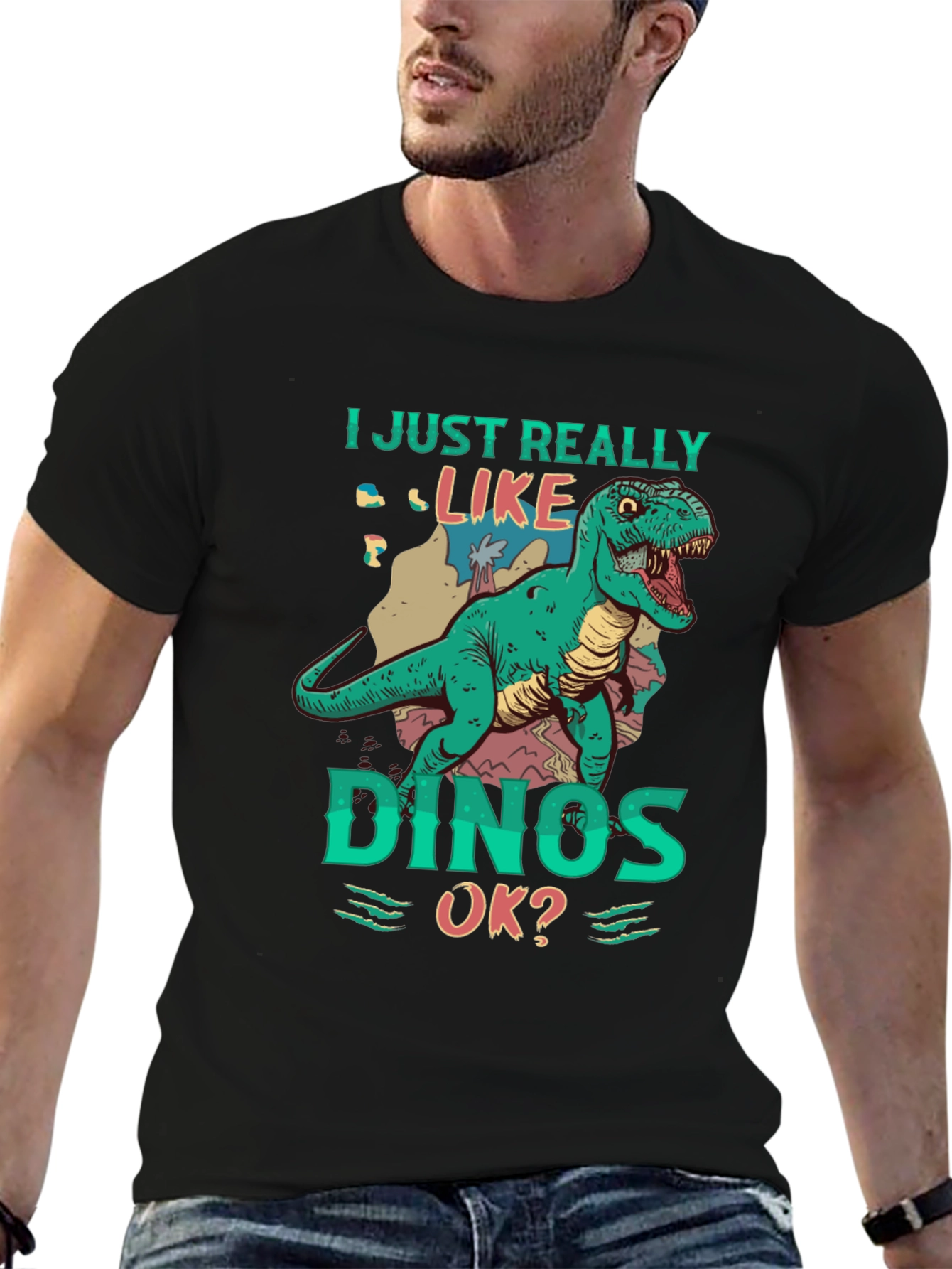 Dino Lover T-Shirt - I Just Really Like Dinos