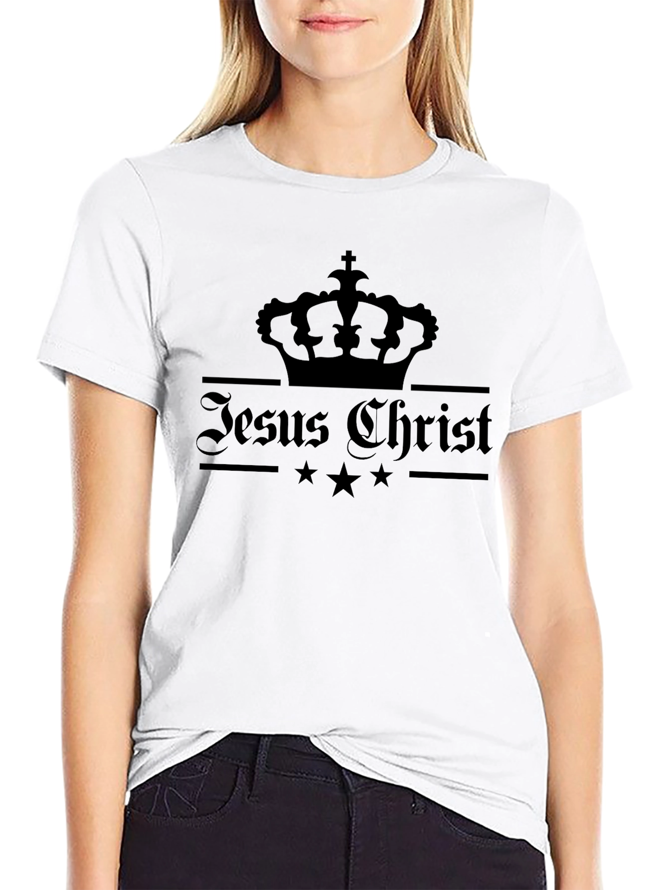 Jesus Christ Crown Graphic T-Shirt