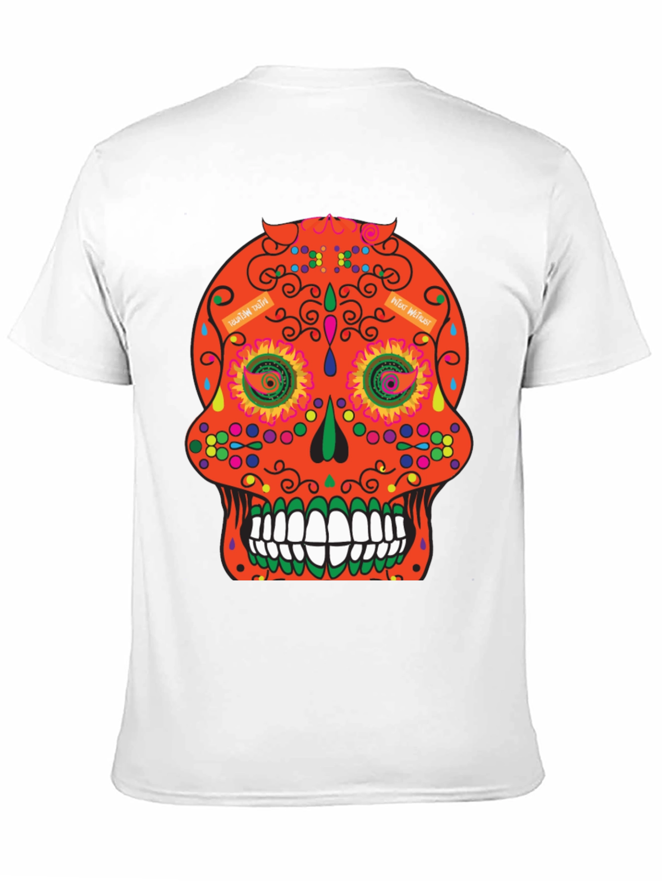 Day of the Dead Sugar Skull T-Shirt - Black