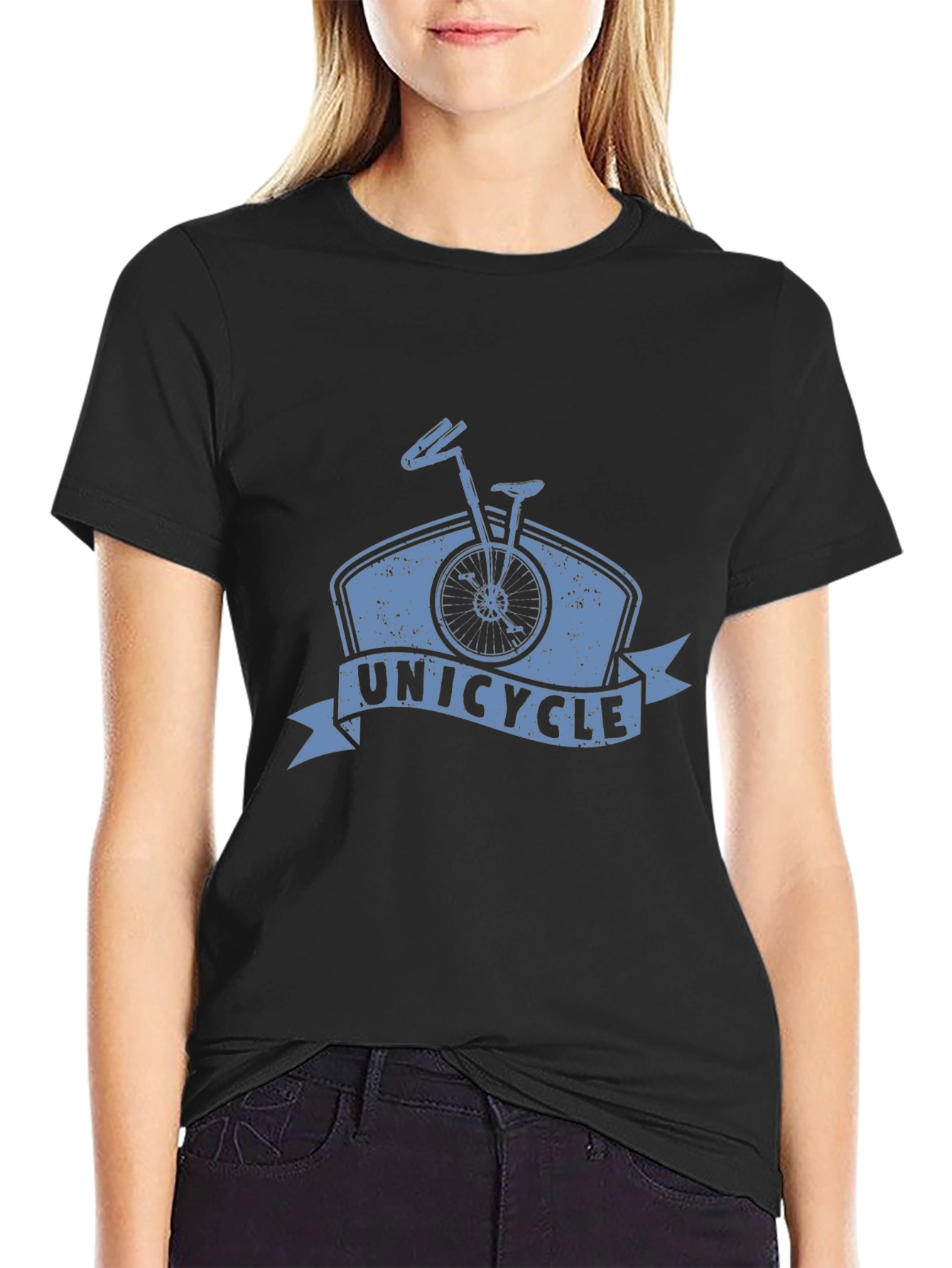 Unicycle Graphic Tee - Cool Retro Style