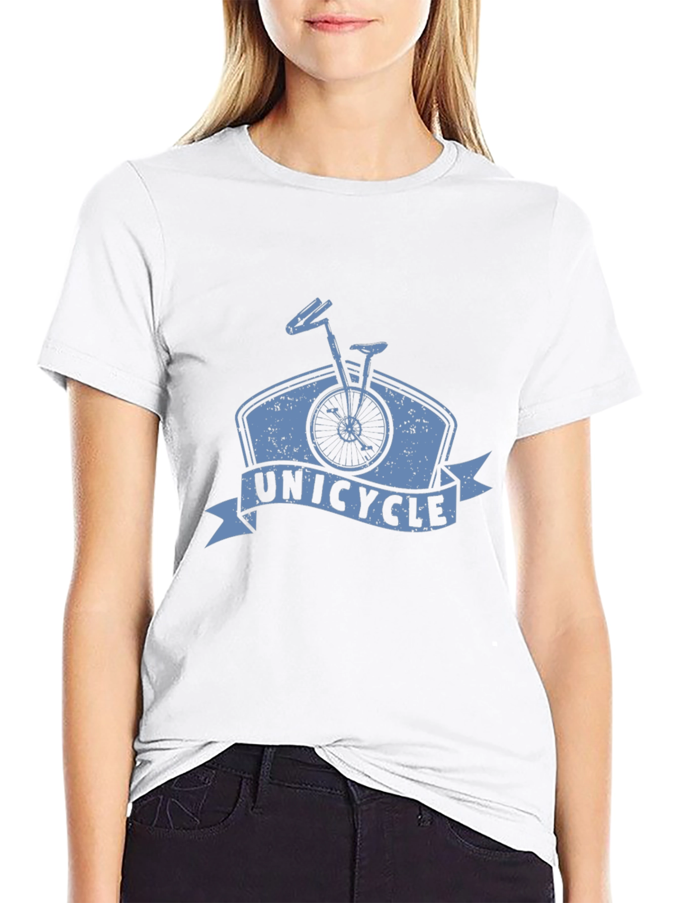 Unicycle Graphic Tee - Cool Retro Style