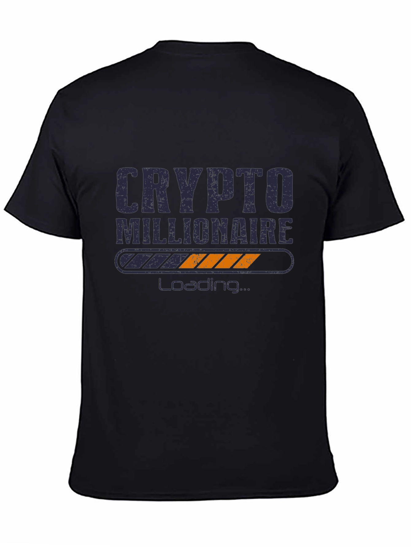 Crypto Millionaire Loading Black T-Shirt