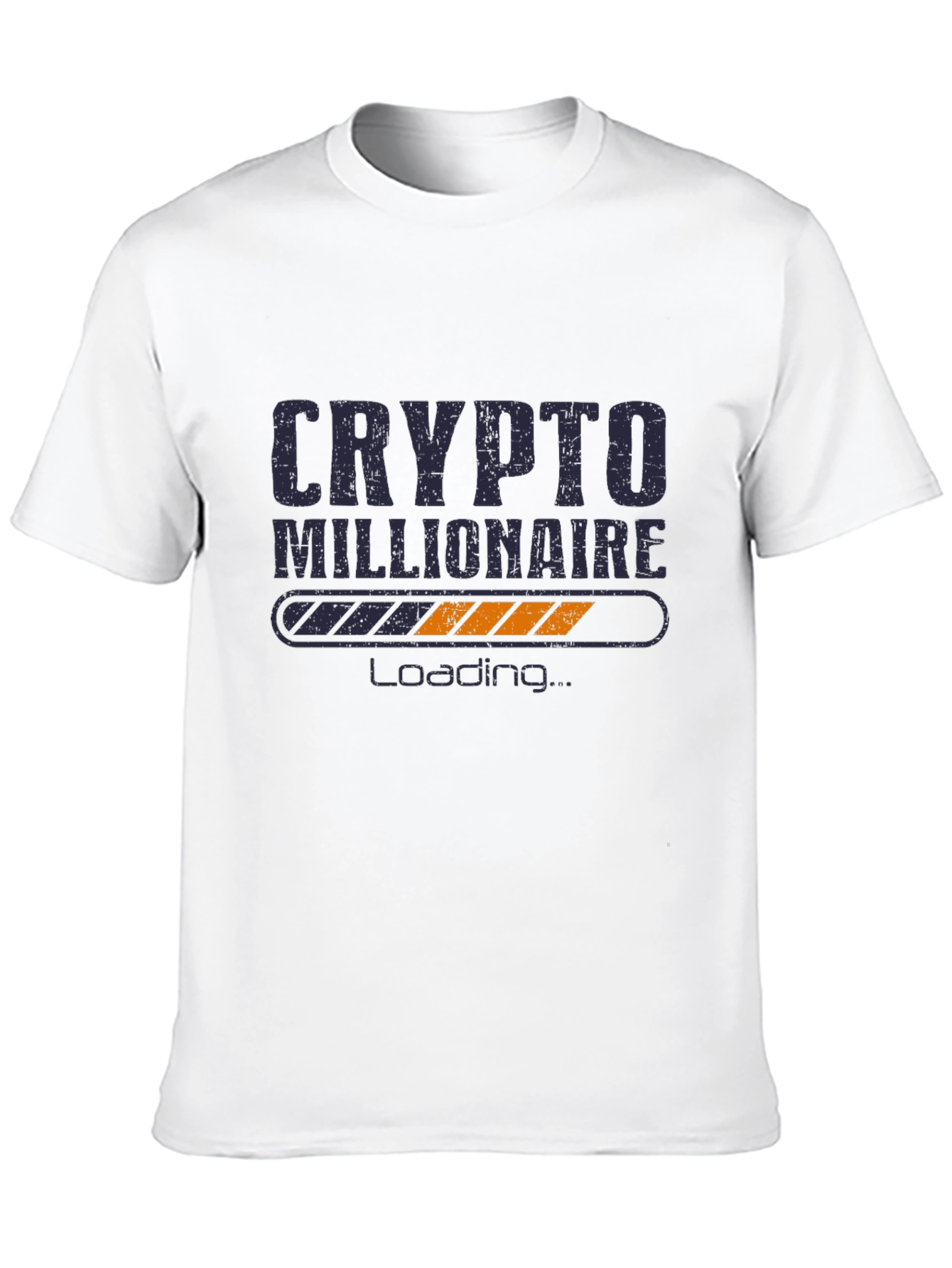 Crypto Millionaire Loading Black T-Shirt