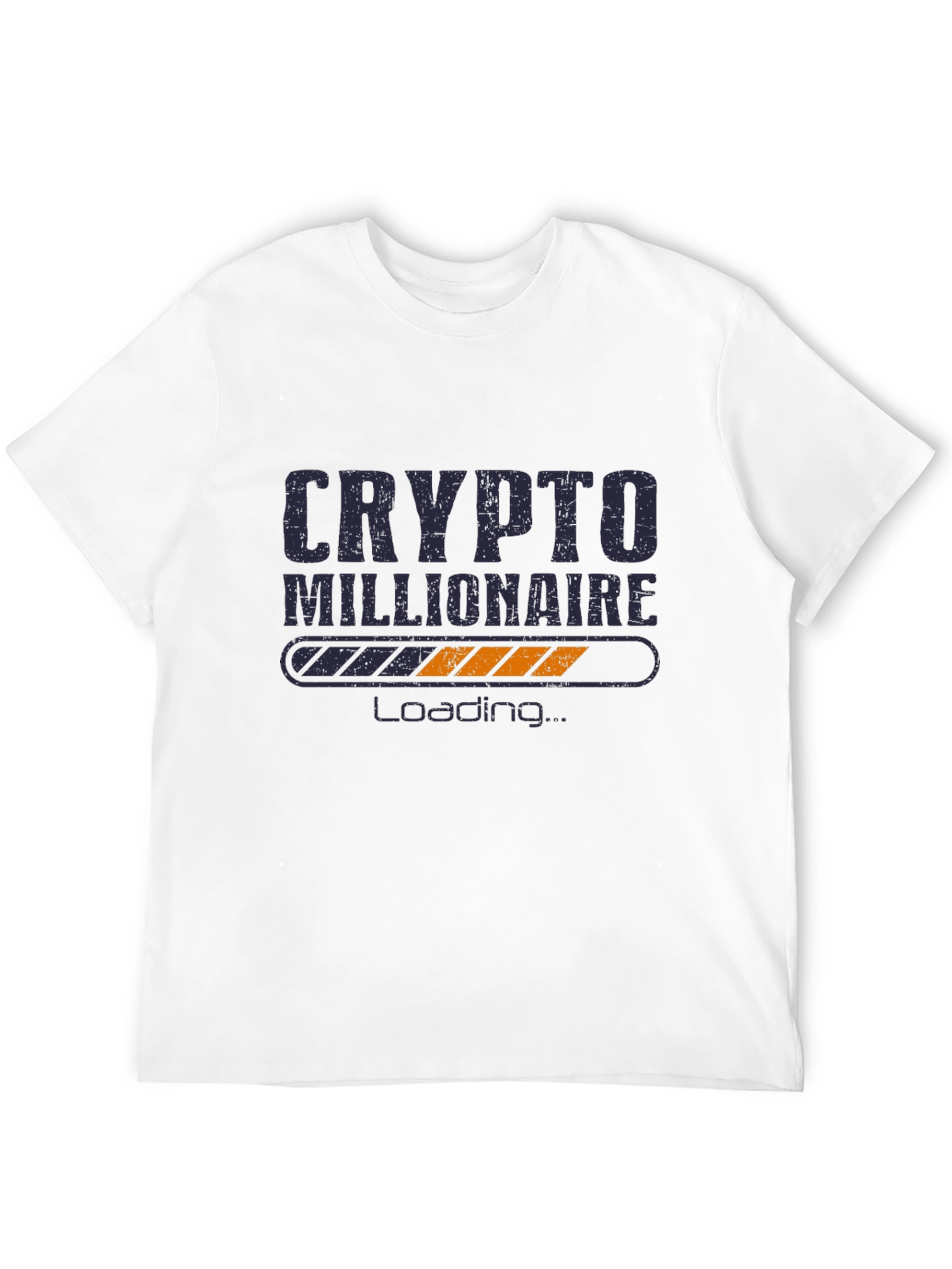 Crypto Millionaire Loading Black T-Shirt