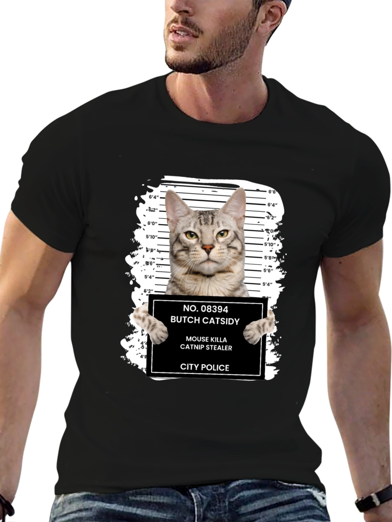 Butch Catsidy Mugshot T-Shirt