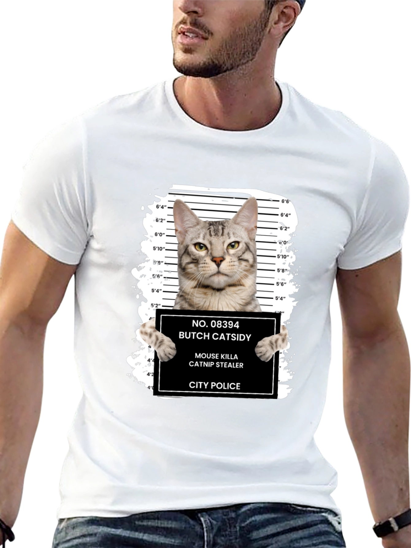 Butch Catsidy Mugshot T-Shirt