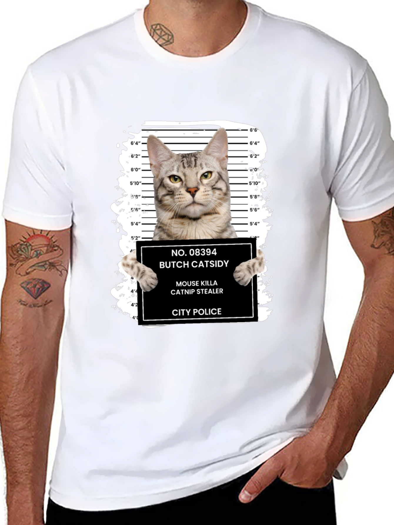 Butch Catsidy Mugshot T-Shirt