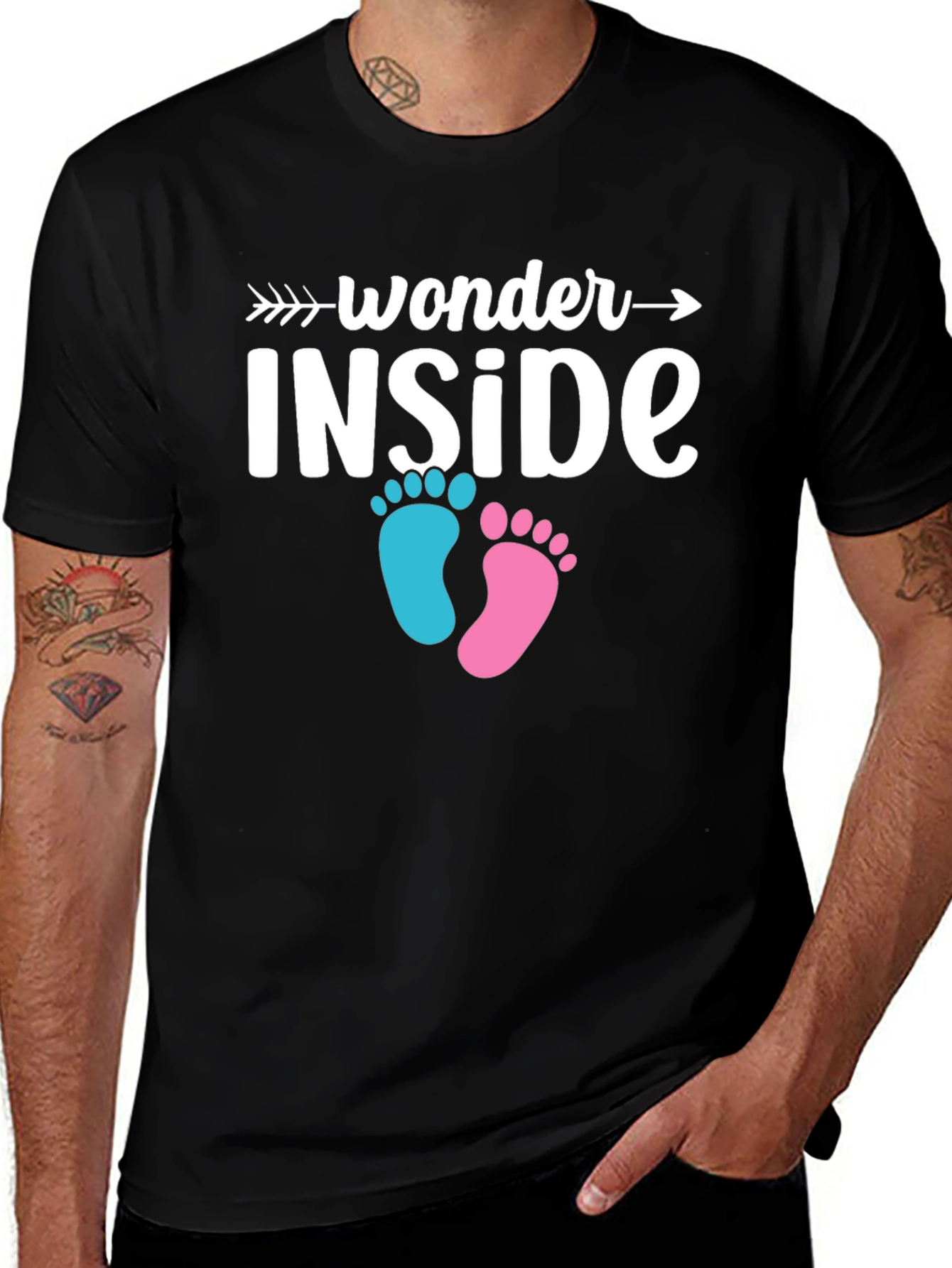 Wonder Inside Gender Reveal T-Shirt