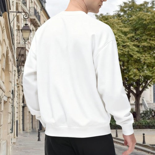 Black Lives Matter Crewneck Sweatshirt – Bold White Block Graphic, Unisex Fit