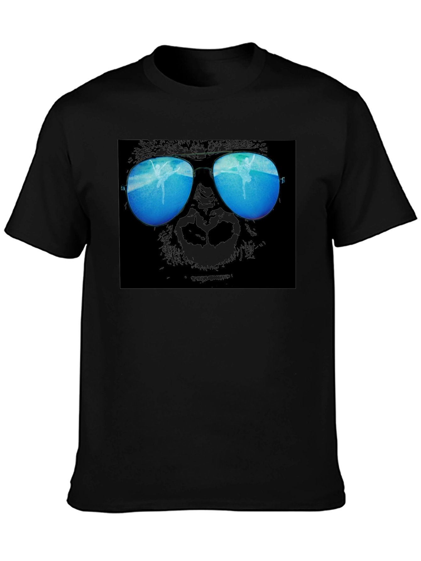 Cool Gorilla Shades Graphic T-Shirt