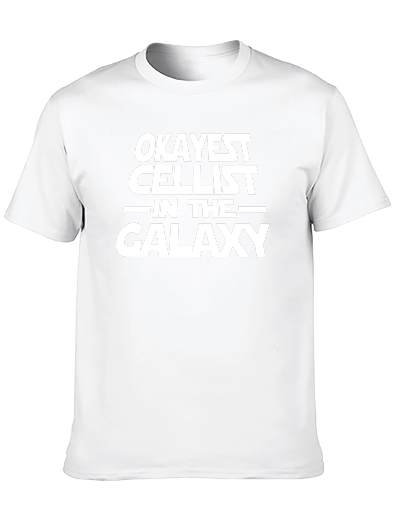 Okayest Cellist in the Galaxy Black T-Shirt