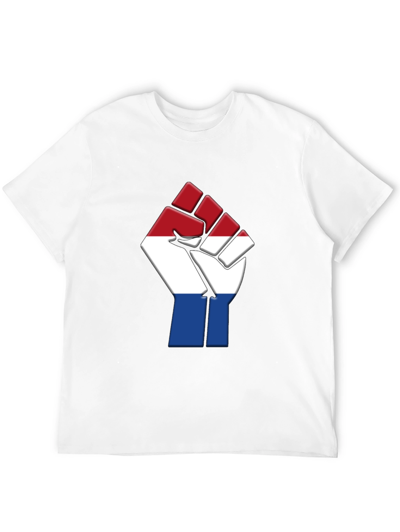 Netherlands Flag Fist T-Shirt - Black Pride Tee