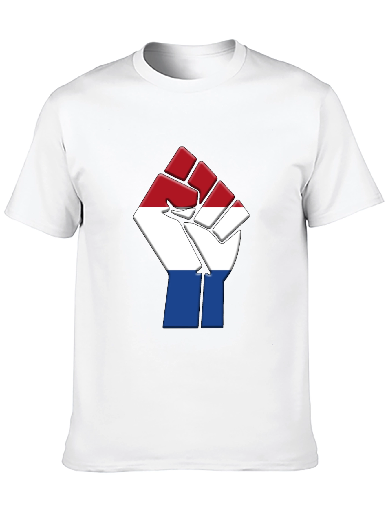 Netherlands Flag Fist T-Shirt - Black Pride Tee