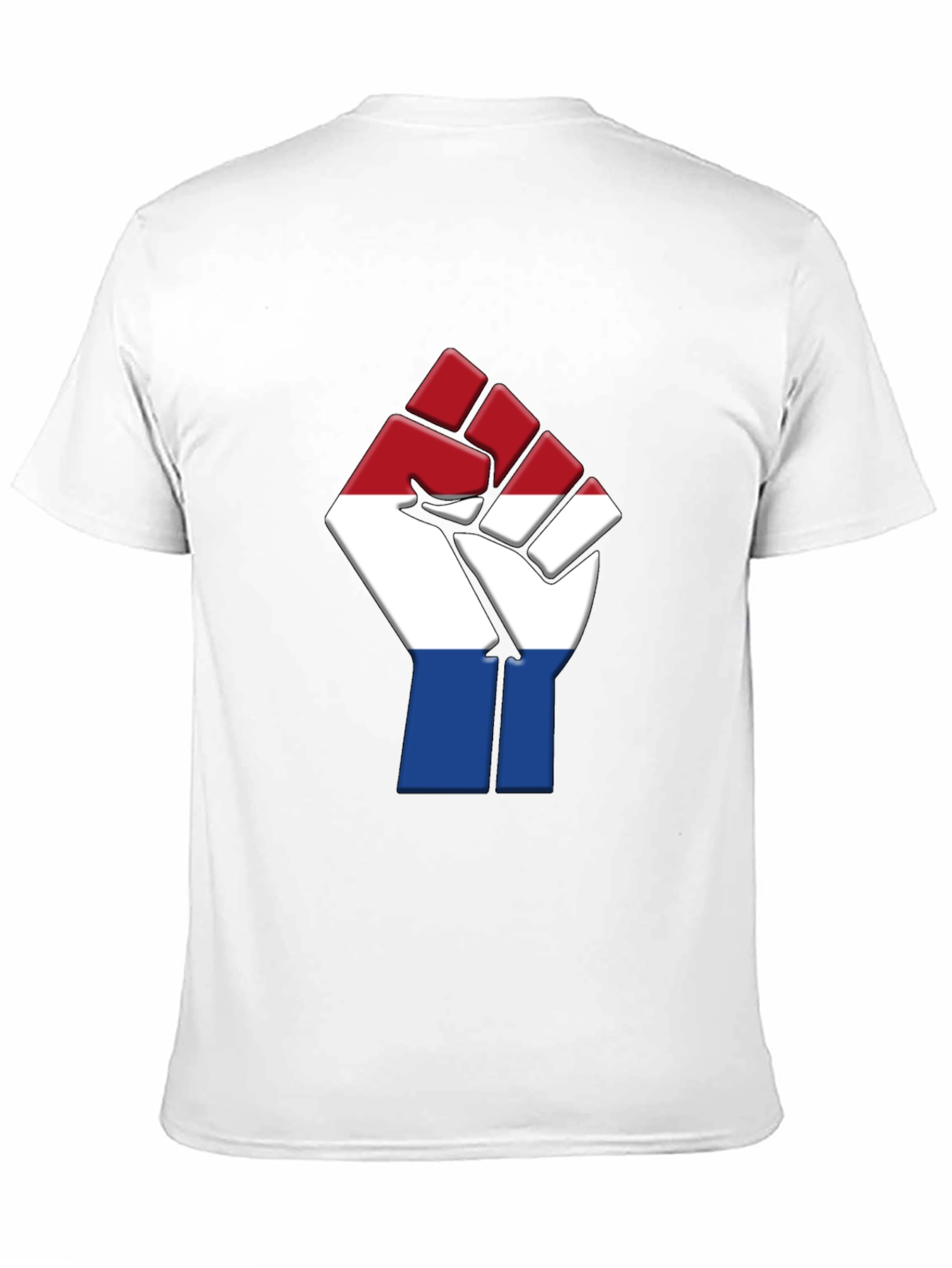 Netherlands Flag Fist T-Shirt - Black Pride Tee