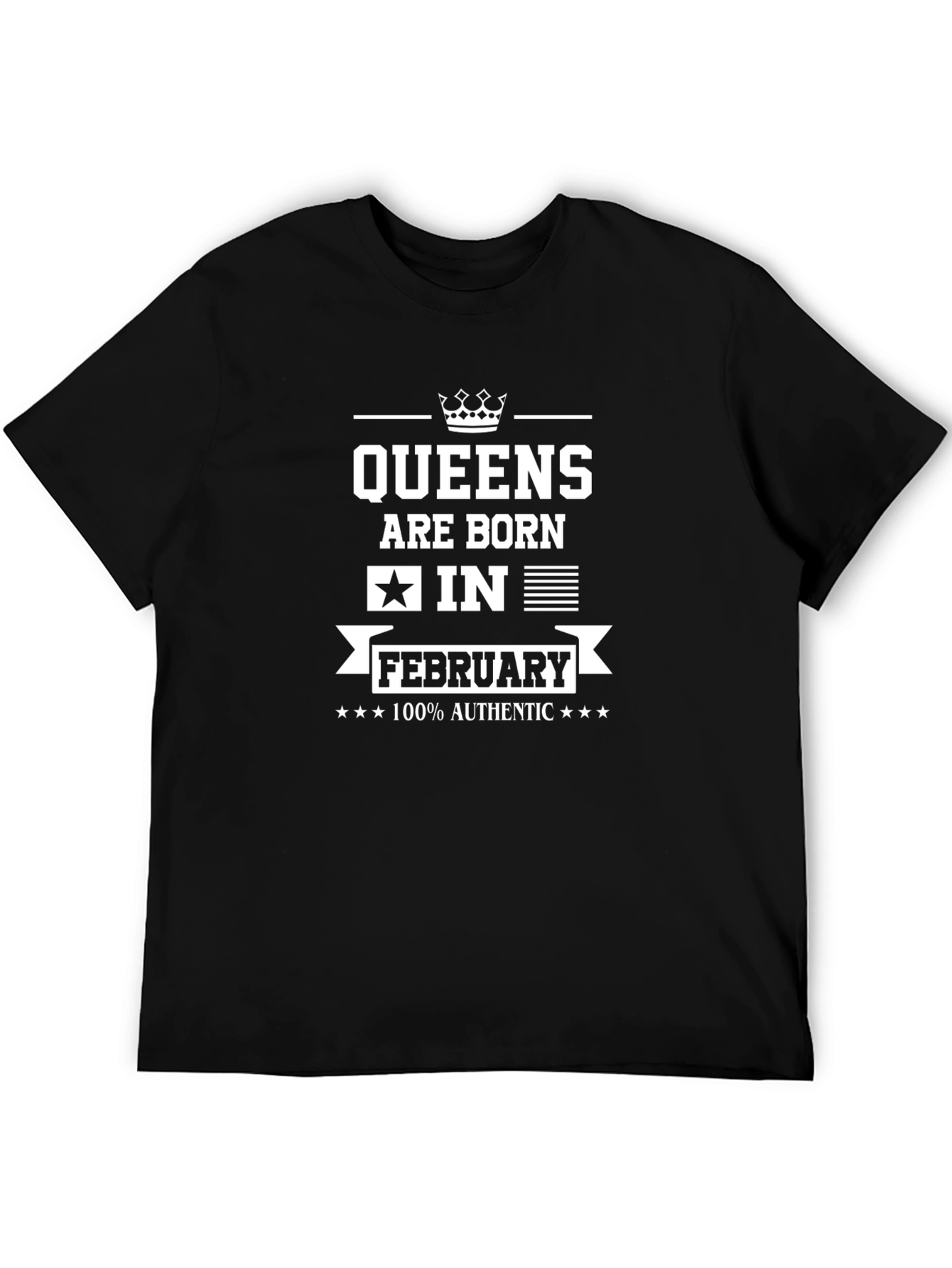 Queens Born in February Graphic T-Shirt