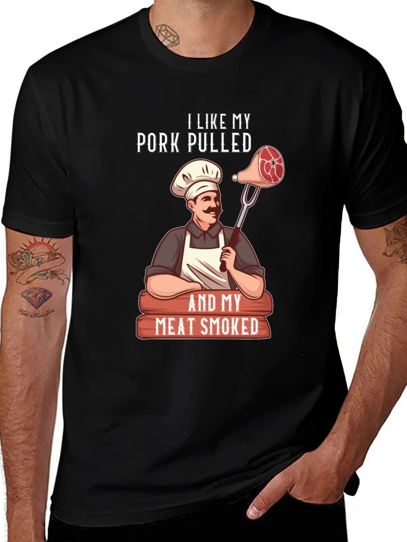 I Like My Pork Pulled Smoked Meat T-Shirt