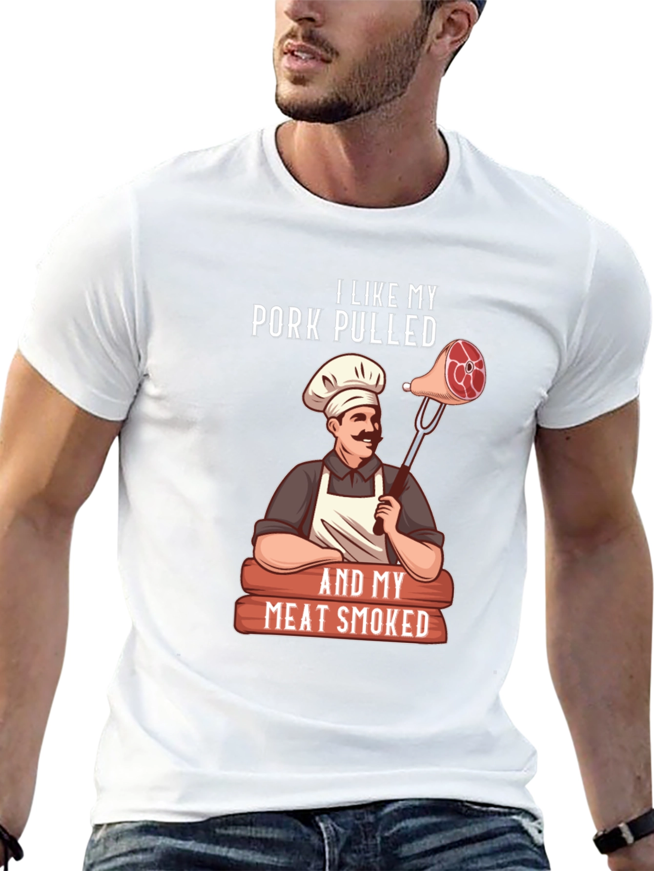 I Like My Pork Pulled Smoked Meat T-Shirt
