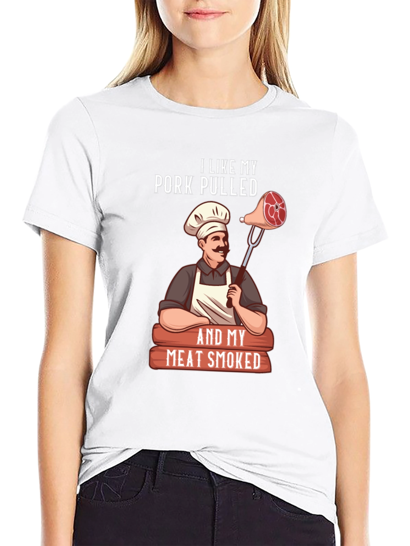 I Like My Pork Pulled Smoked Meat T-Shirt