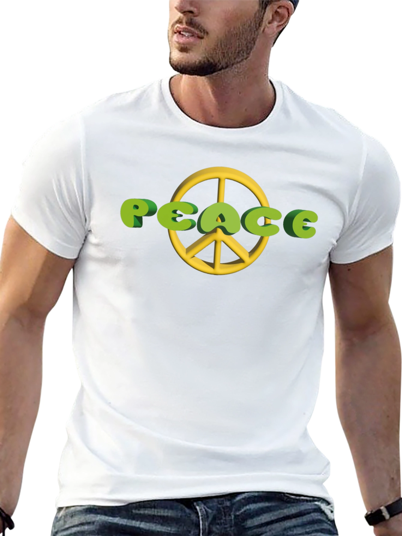 Peace Sign T-Shirt - Retro Graphic Tee
