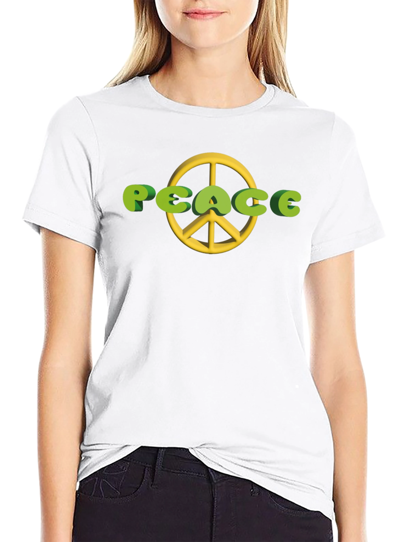 Peace Sign T-Shirt - Retro Graphic Tee