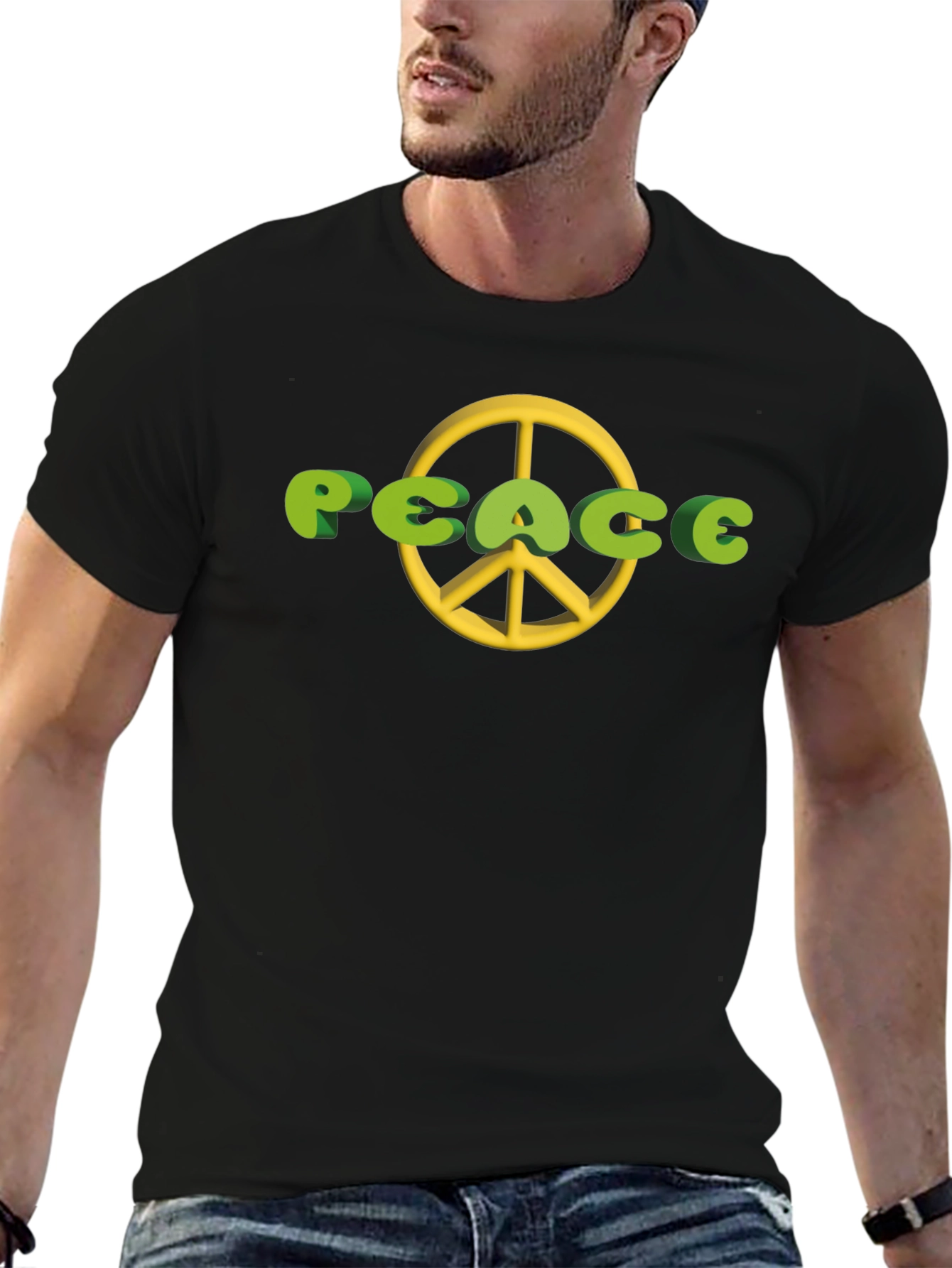 Peace Sign T-Shirt - Retro Graphic Tee