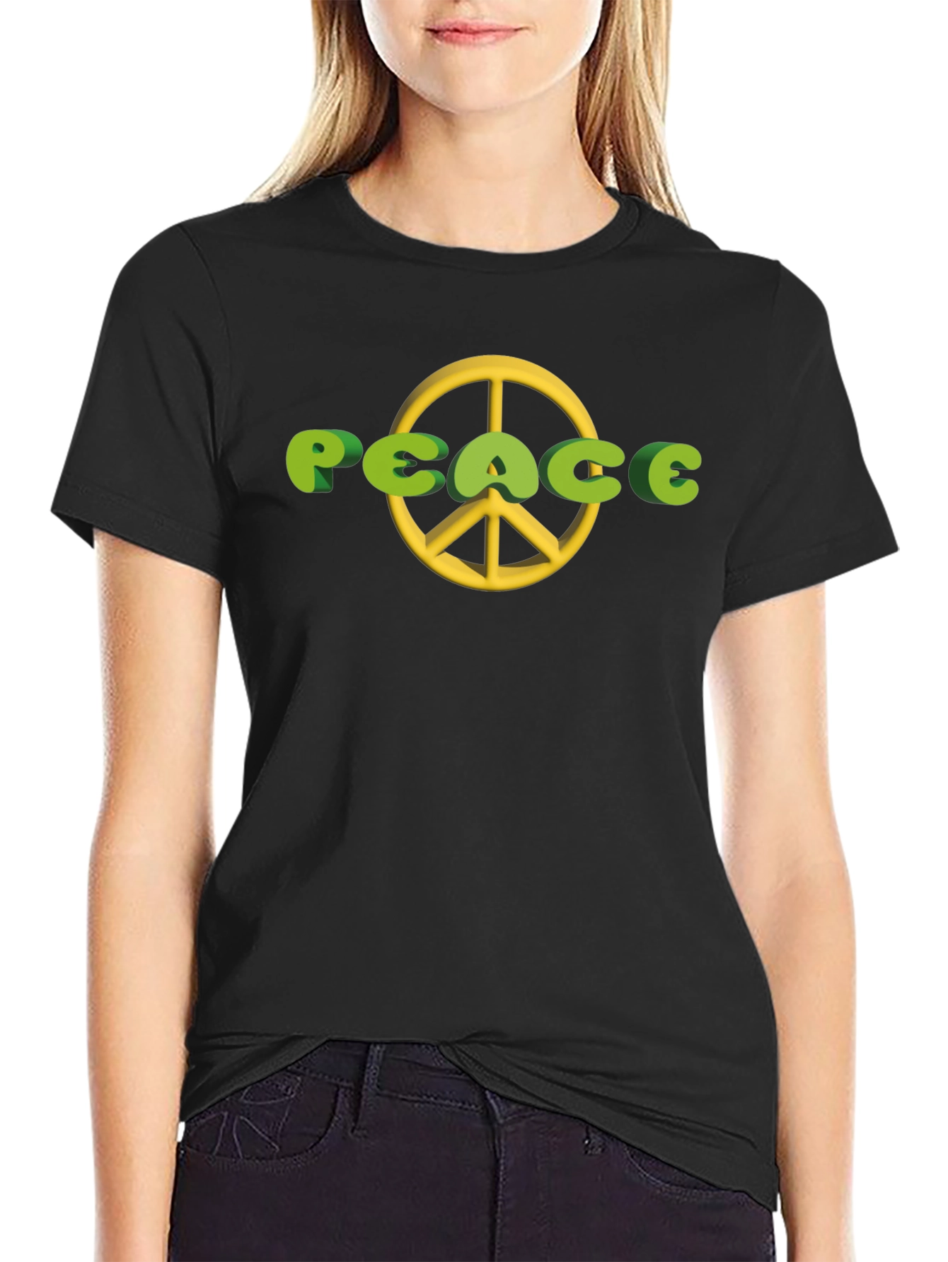Peace Sign T-Shirt - Retro Graphic Tee