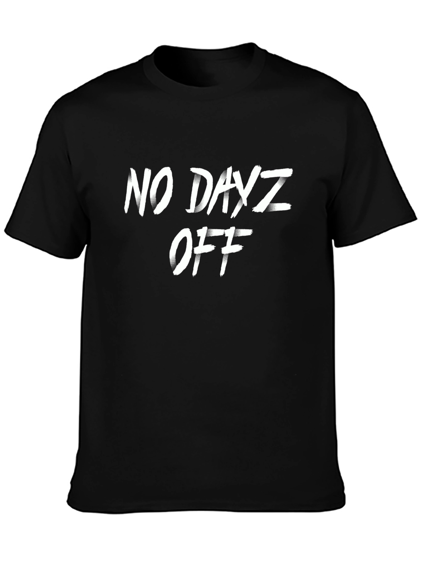 No Dayz Off Graphic Tee - Black Cotton