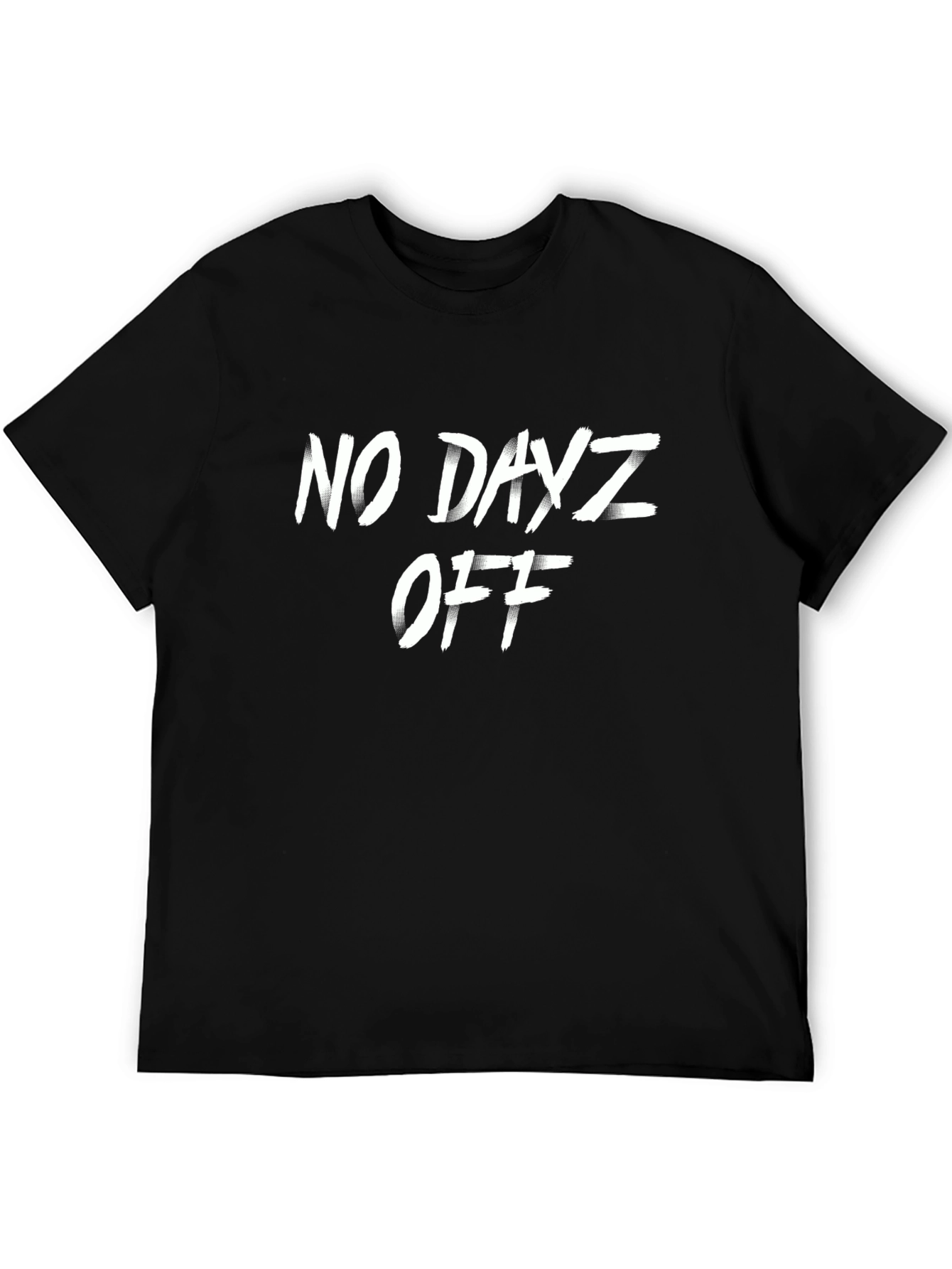 No Dayz Off Graphic Tee - Black Cotton