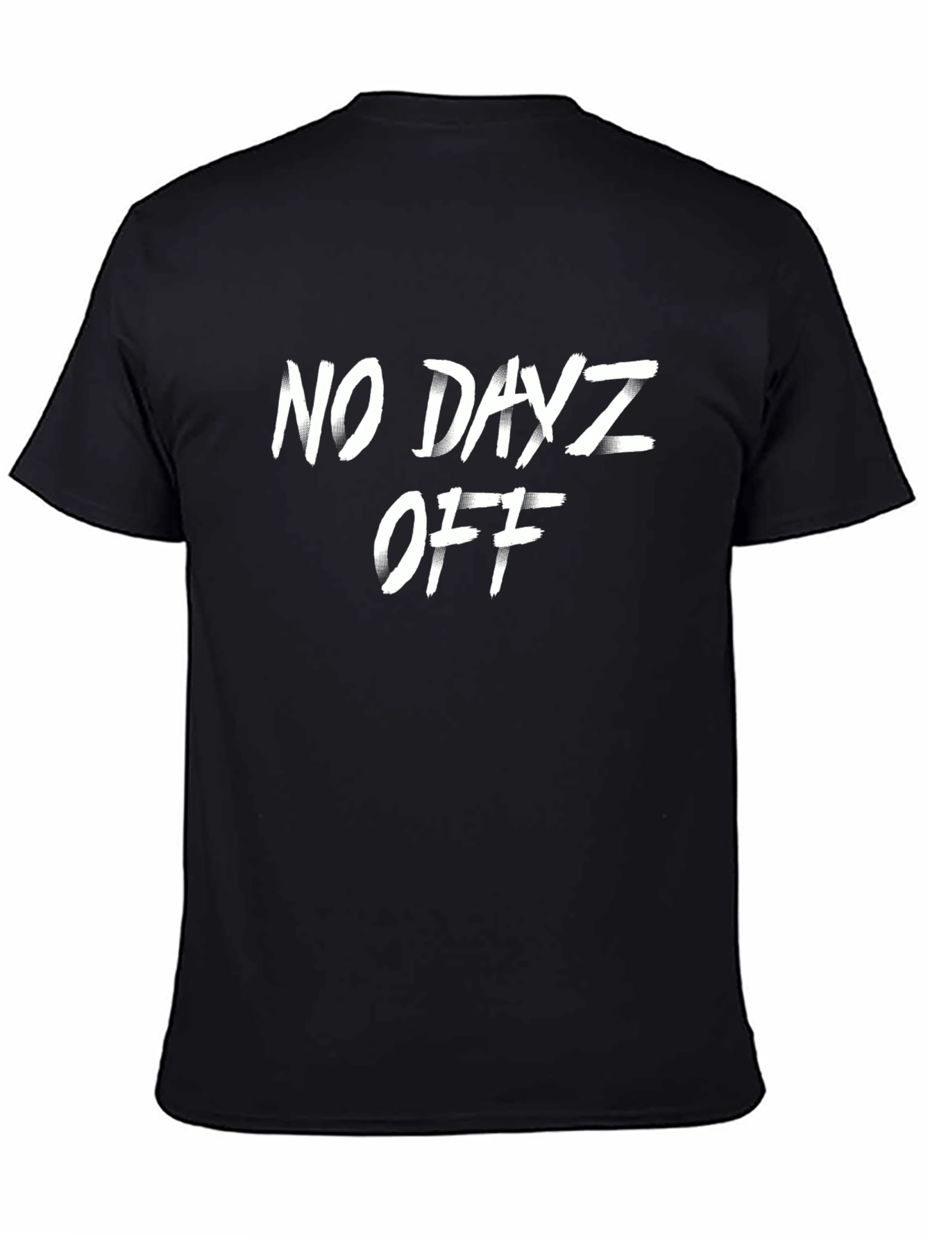 No Dayz Off Graphic Tee - Black Cotton