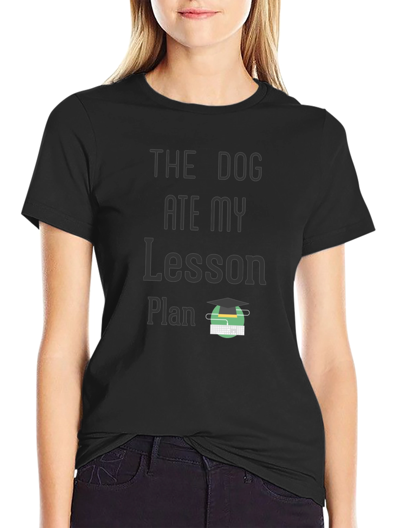 The Dog Ate My Lesson Plan Graphic Tee