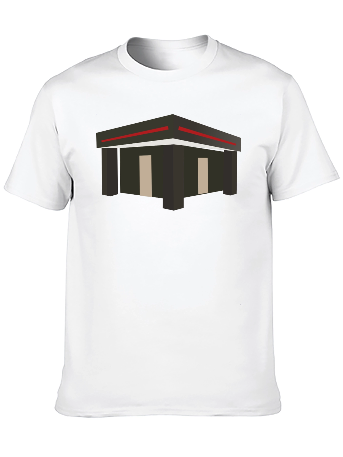 Geometric Building Graphic Tee