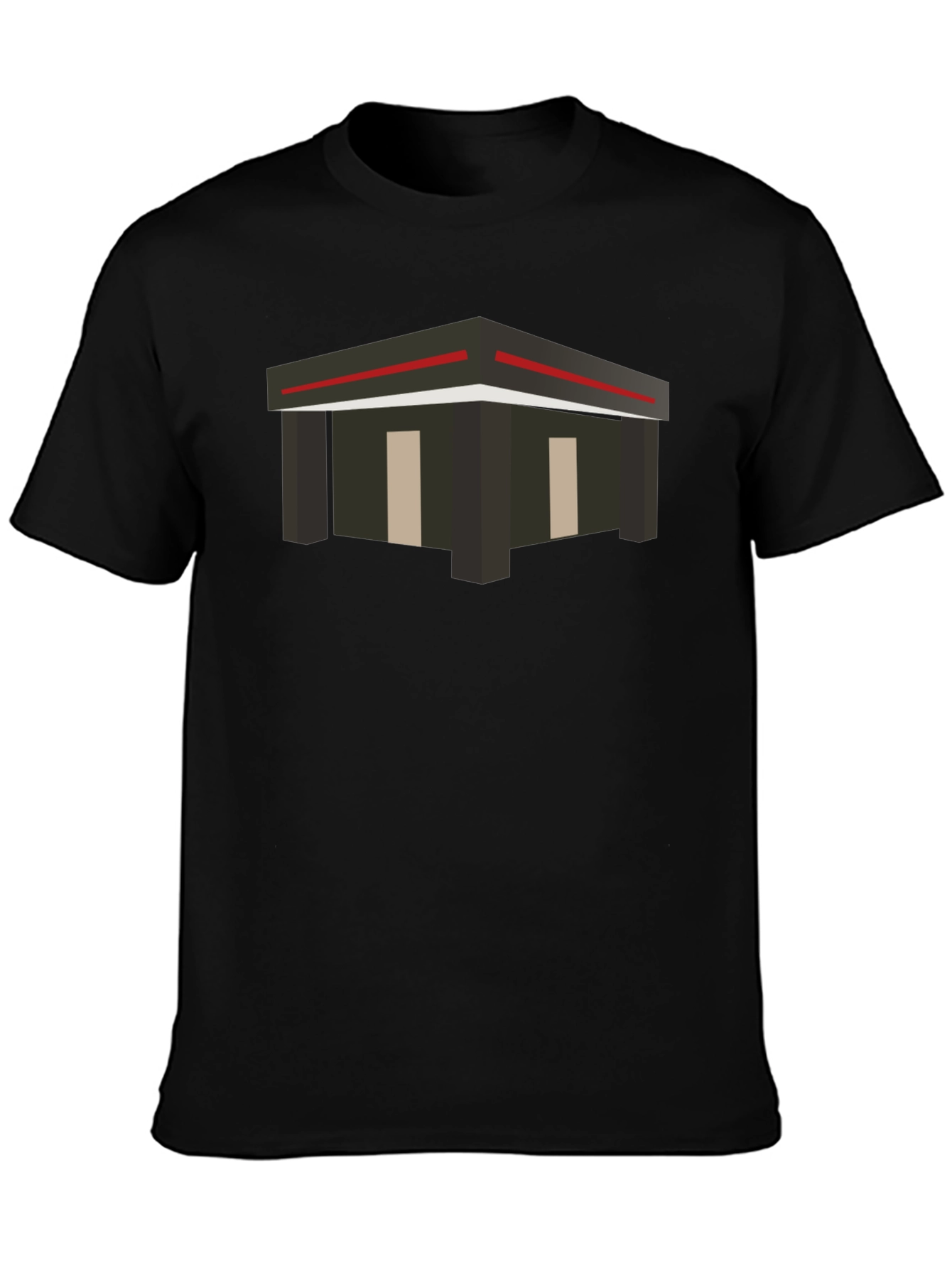 Geometric Building Graphic Tee