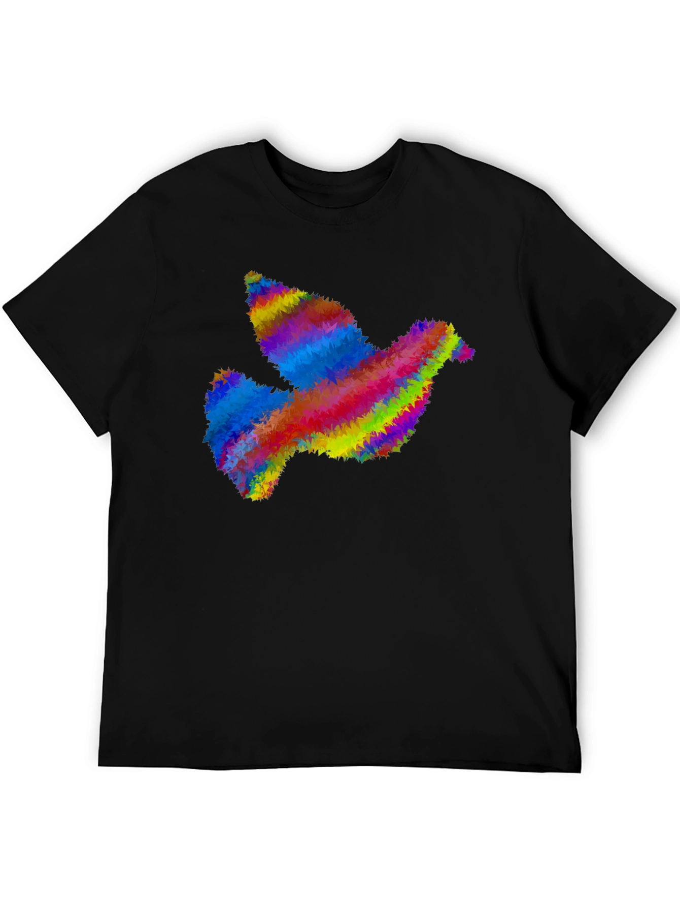 Rainbow Dove Graphic T-Shirt - Peace & Pride