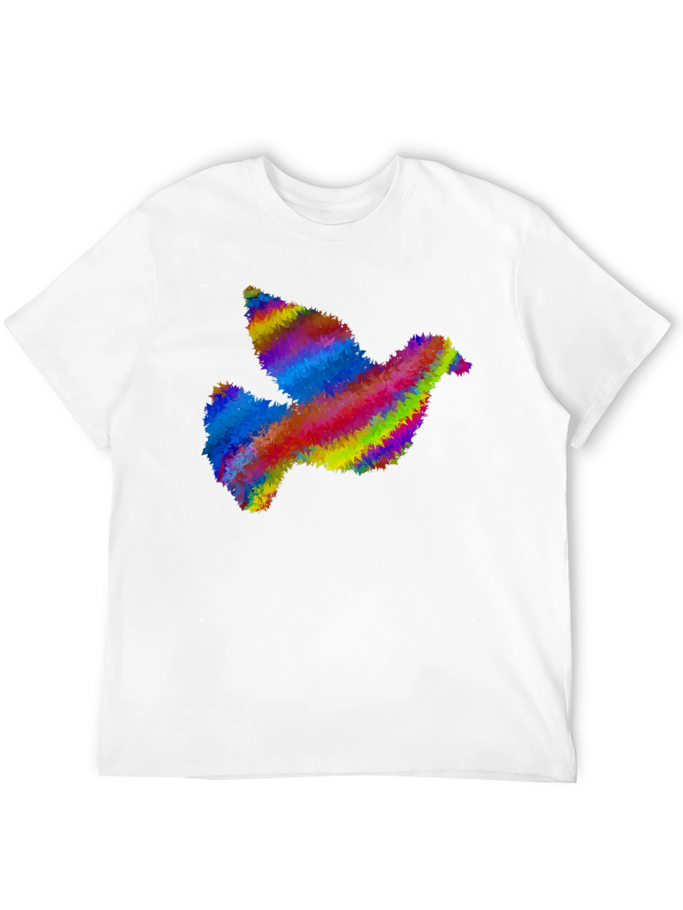 Rainbow Dove Graphic T-Shirt - Peace & Pride