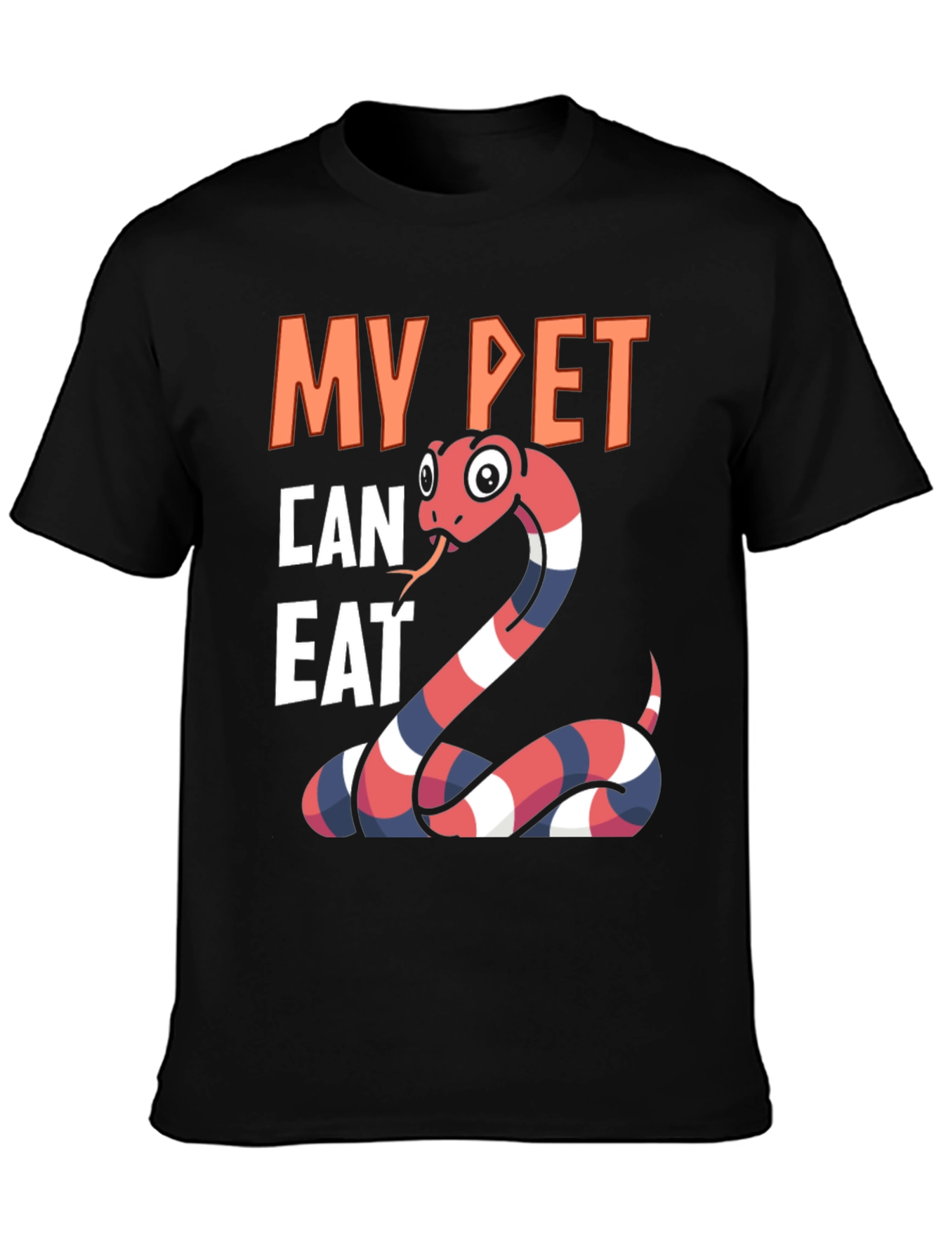 My Pet Can Eat Snake Graphic T-Shirt