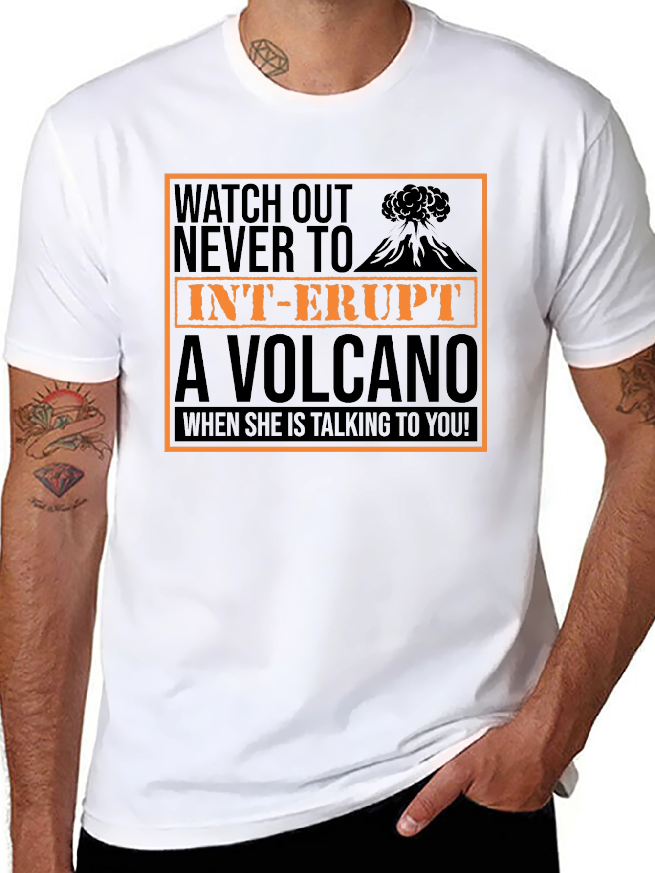 Watch Out T-Shirt: Dont Interrupt A Volcano!