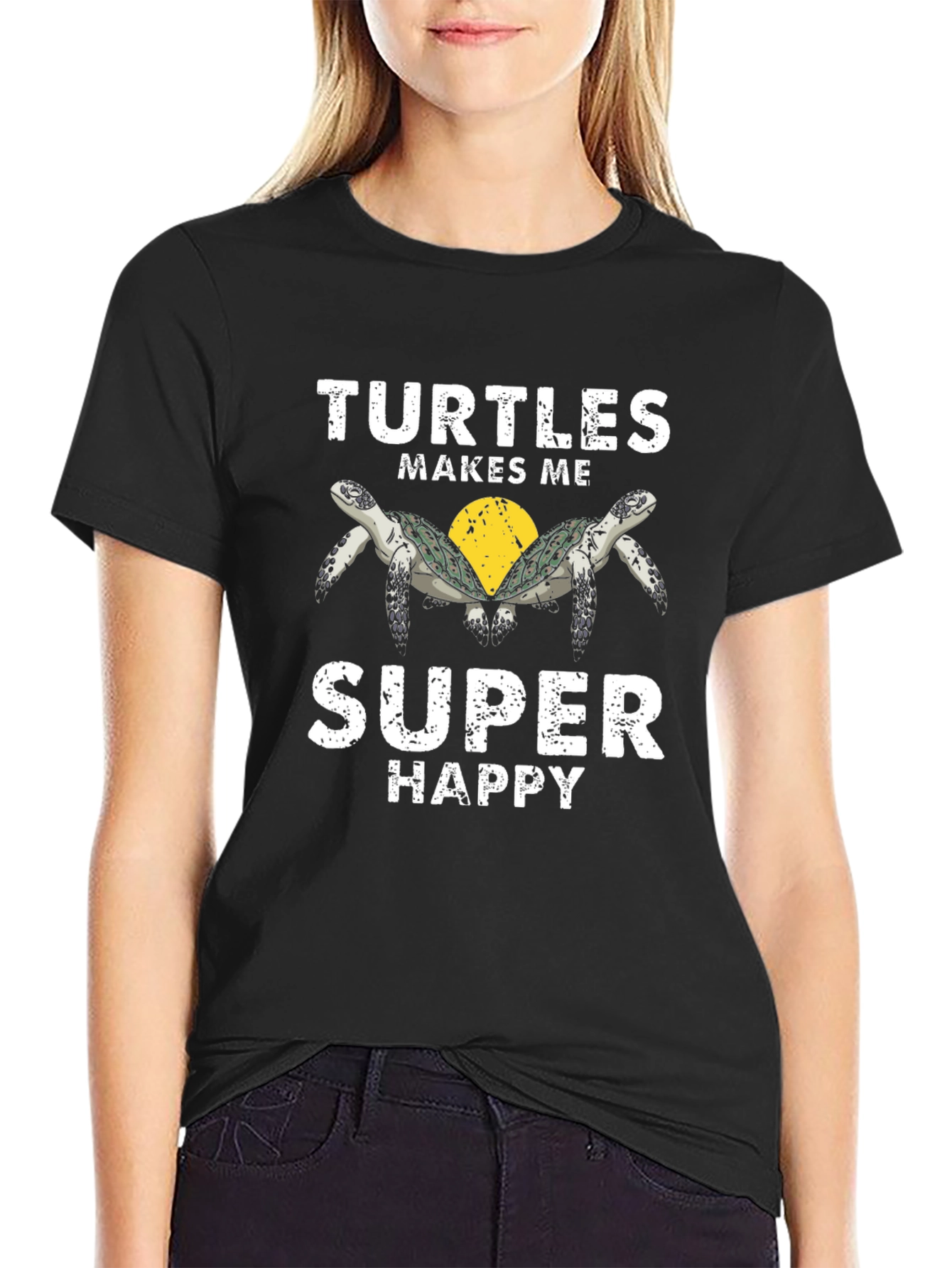 Turtles Makes Me Super Happy Graphic Tee