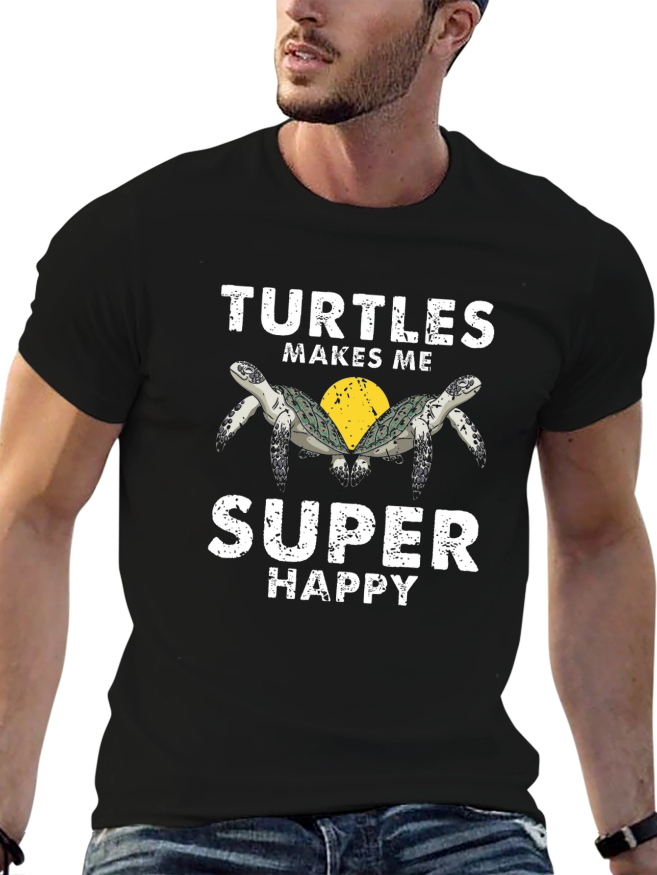 Turtles Makes Me Super Happy Graphic Tee