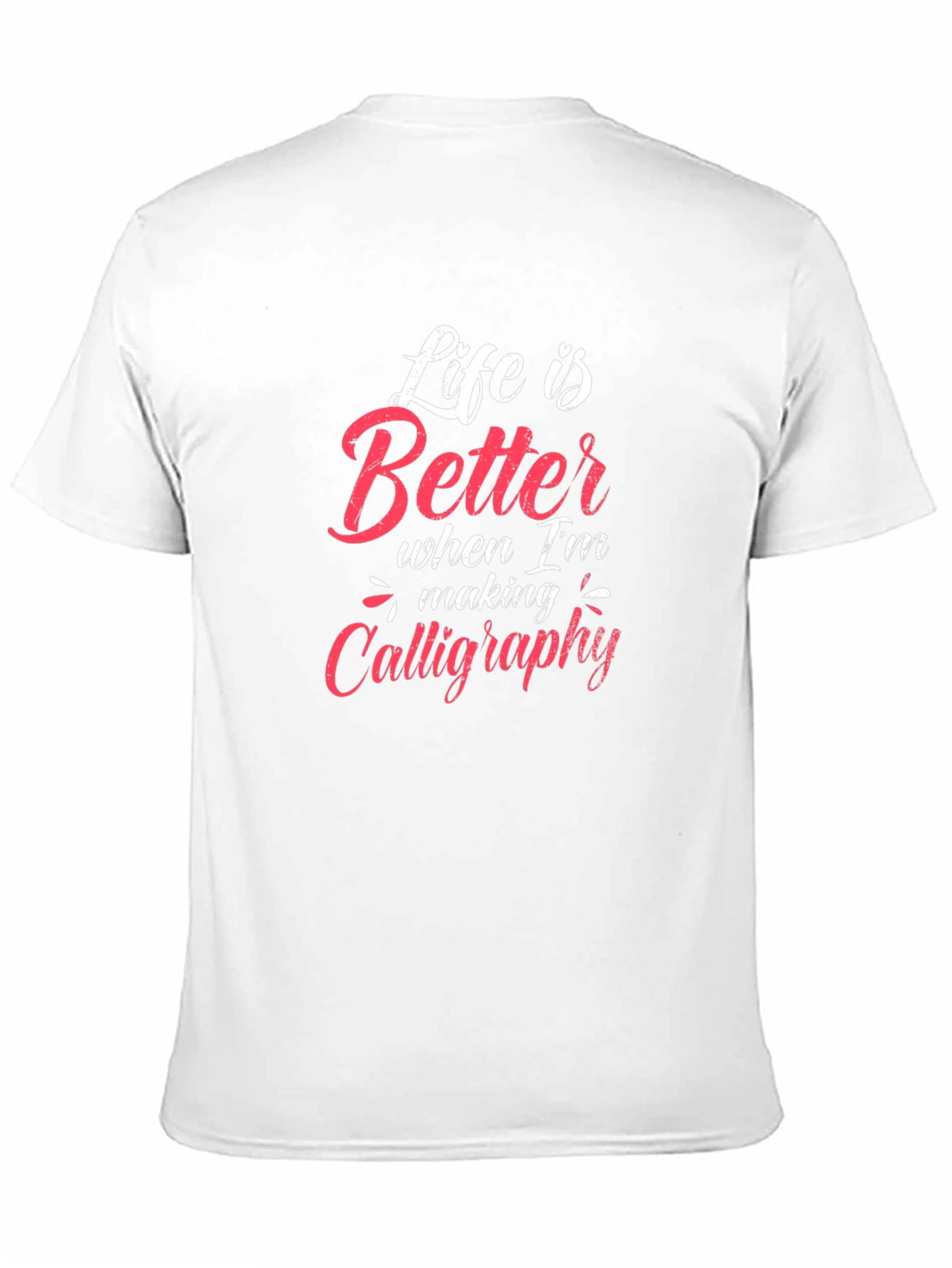 Calligraphy Lovers Black T-Shirt