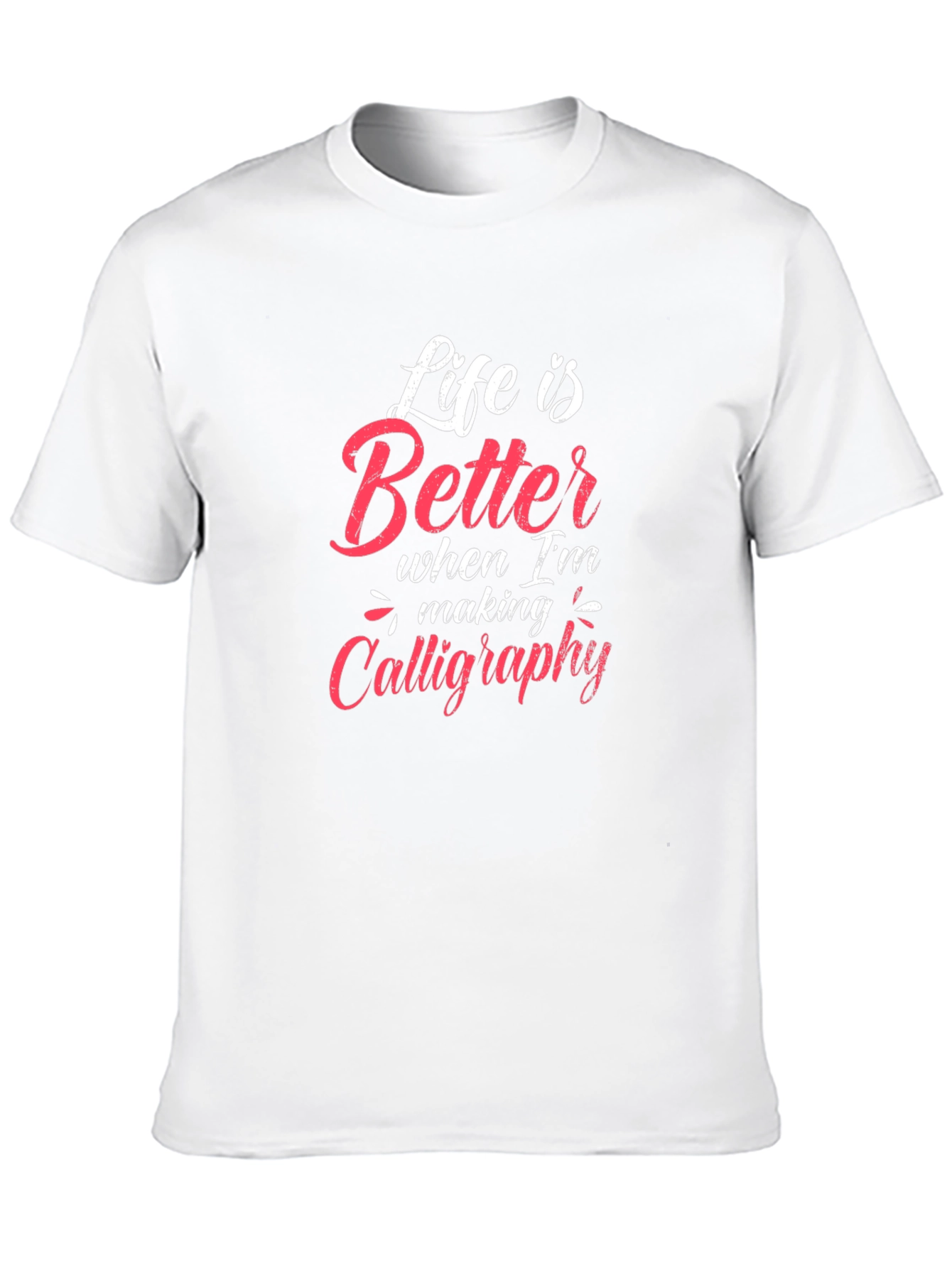 Calligraphy Lovers Black T-Shirt