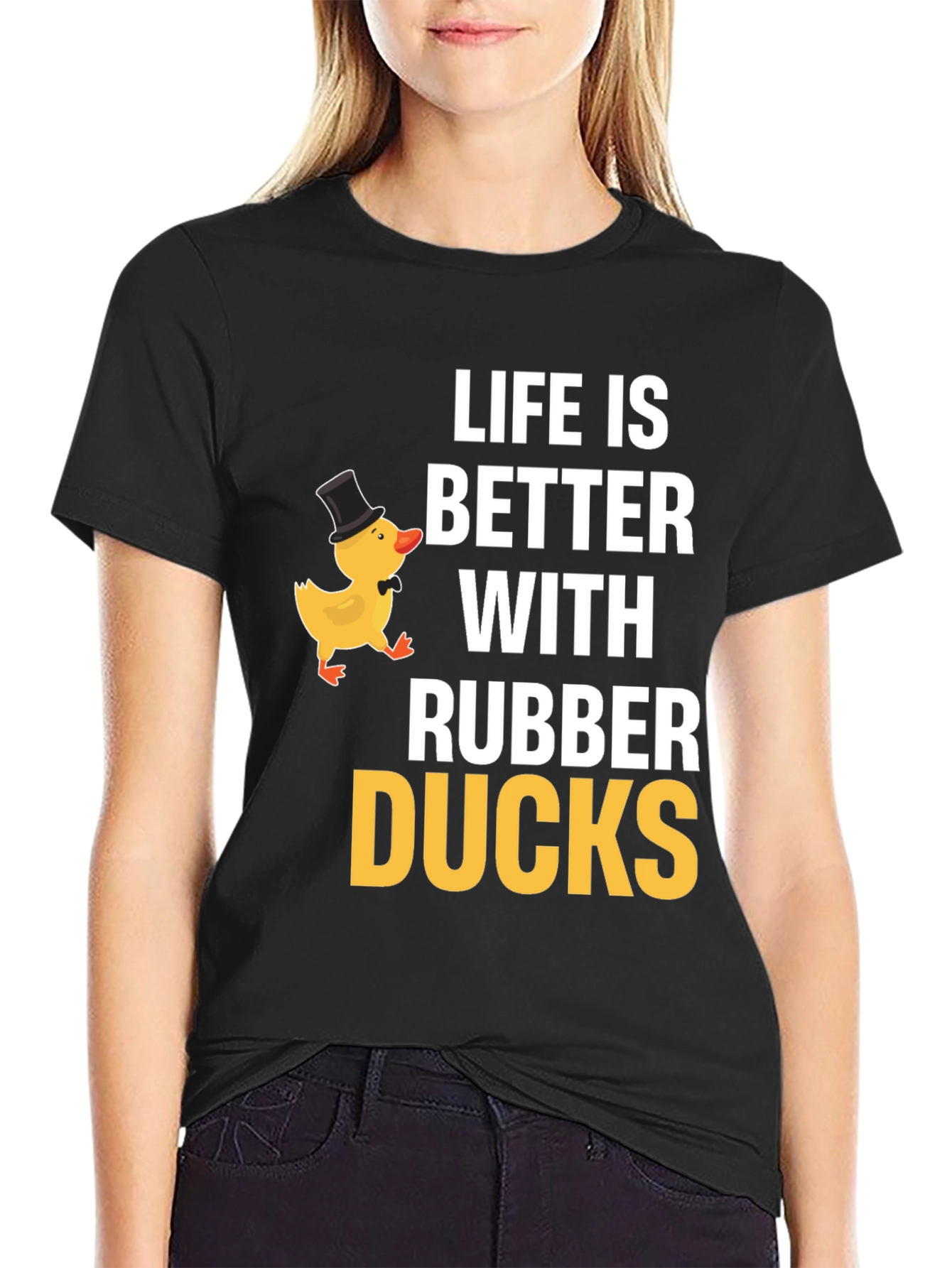 Life is Better With Rubber Ducks - Graphic T-Shirt